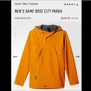 Dame Lilliard Adidas Rose City Parka! Sold out!
